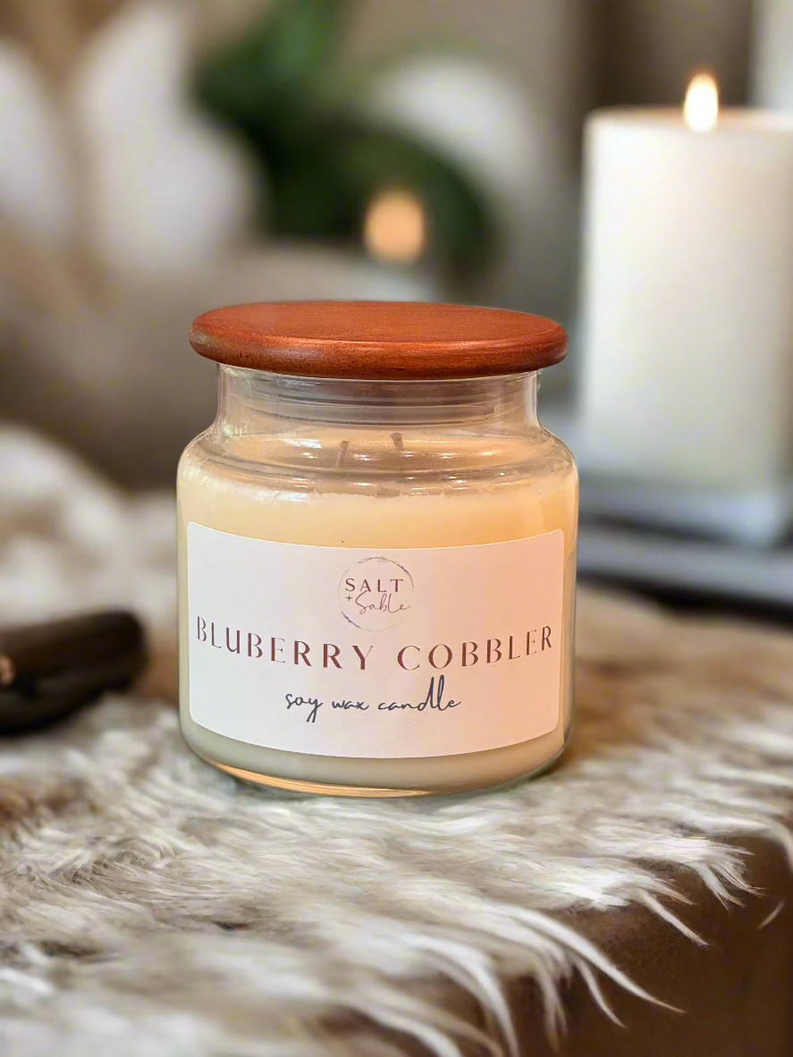 Apothecary Candle Blueberry Cobbler