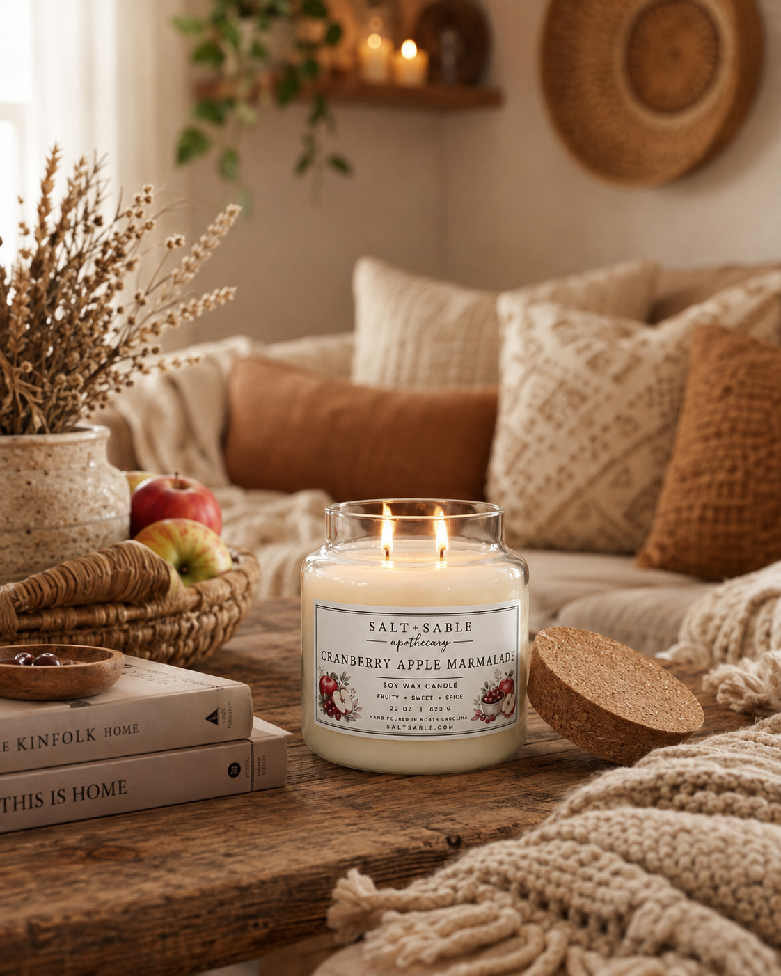 Cranberry Apple Marmalade Apothecary Candle