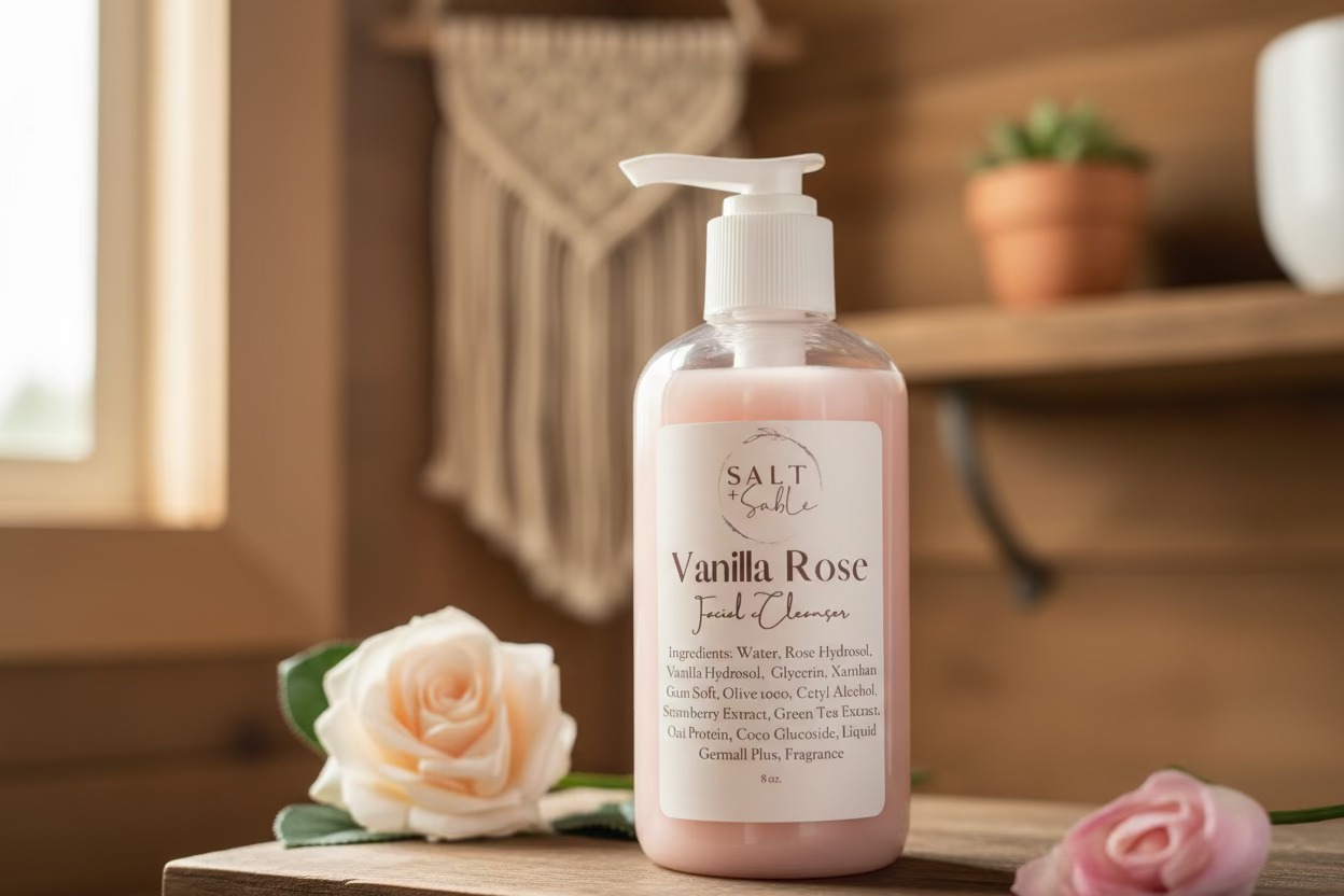 Vanilla Rose Facial Cleanser