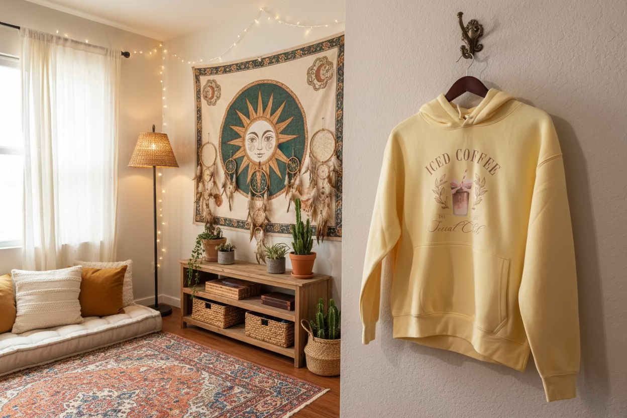 Iced Coffee Social Club Hooded Sweatshirt