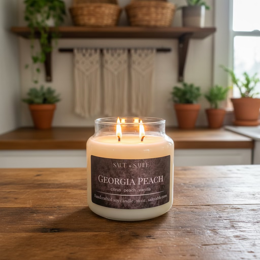 Georgia Peach Apothecary Candle