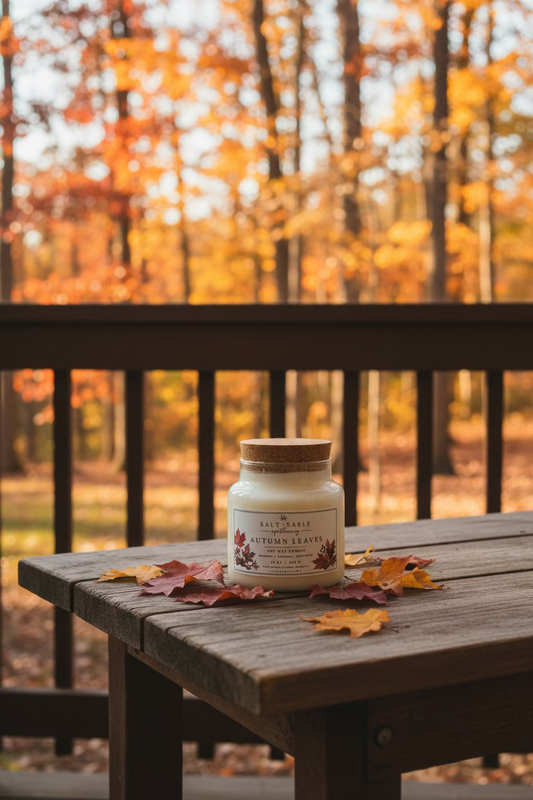 Autumn Leaves Apothecary Candle