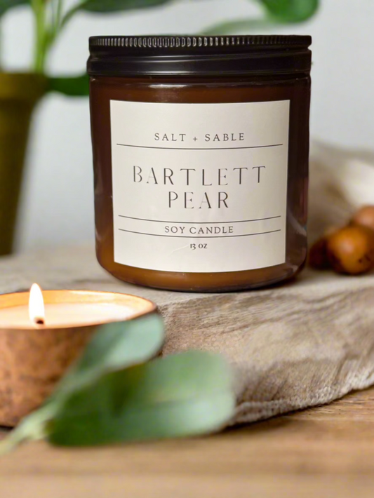 Bartlett Pear Amber Jar