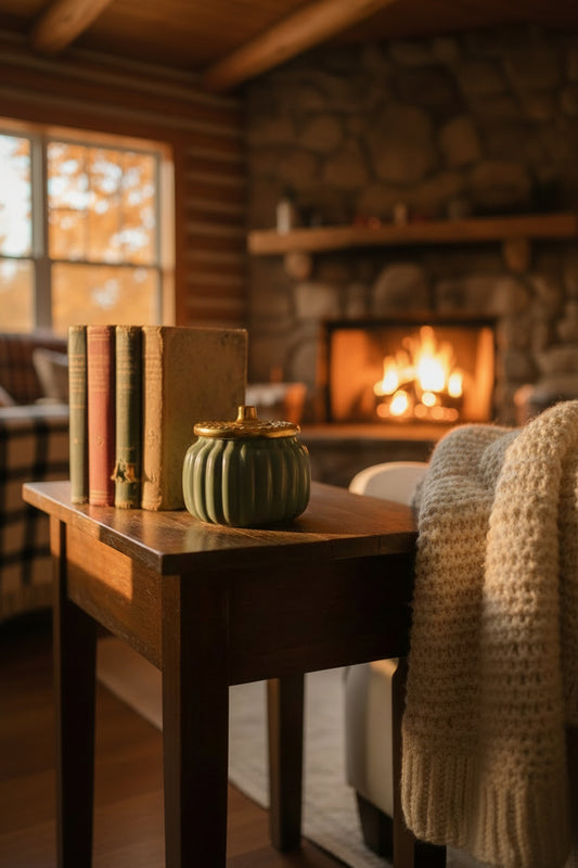 Teal Pumpkin Candle