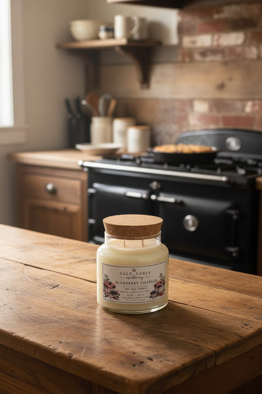 Blueberry Cobbler Apothecary Candle