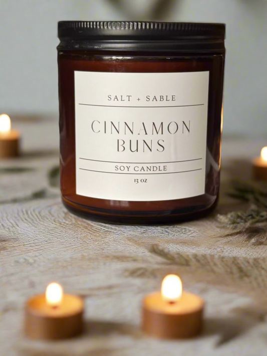 Cinnamon Buns Amber Jar