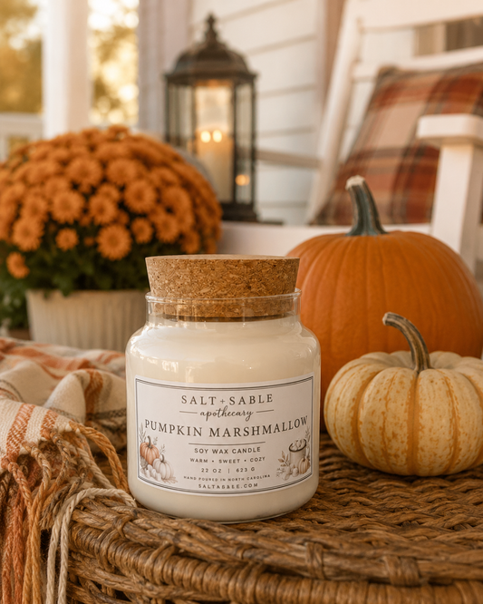 Pumpkin Marshmallow Apothecary Candle