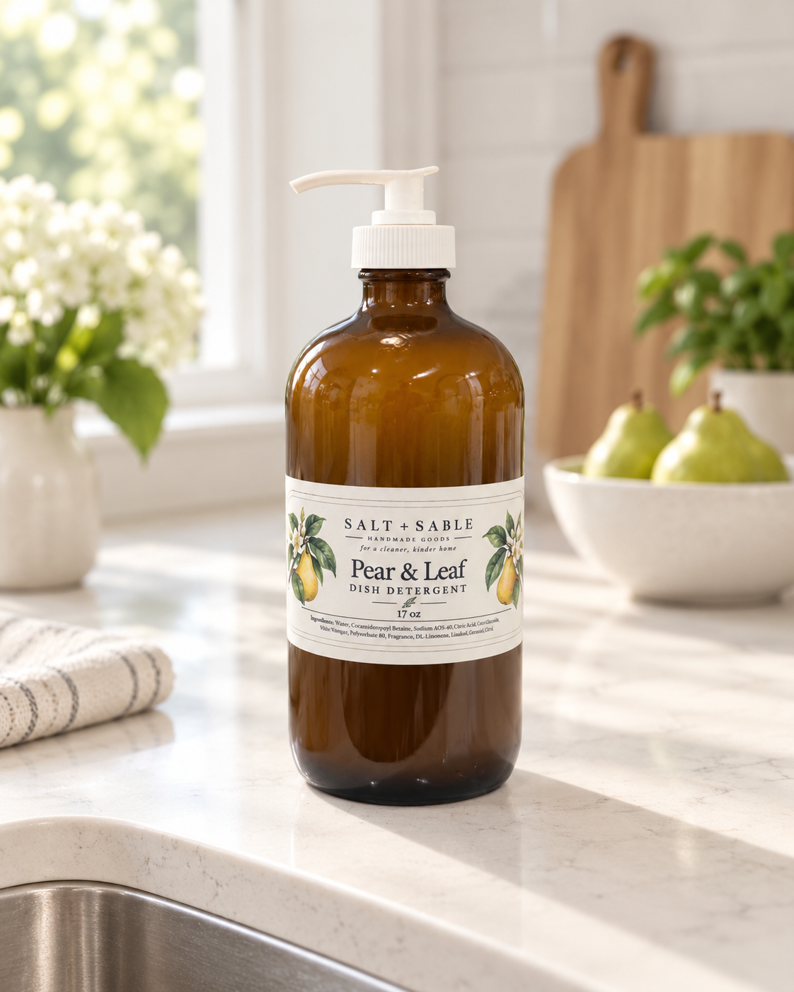 Pear & Leaf Dish Detergent