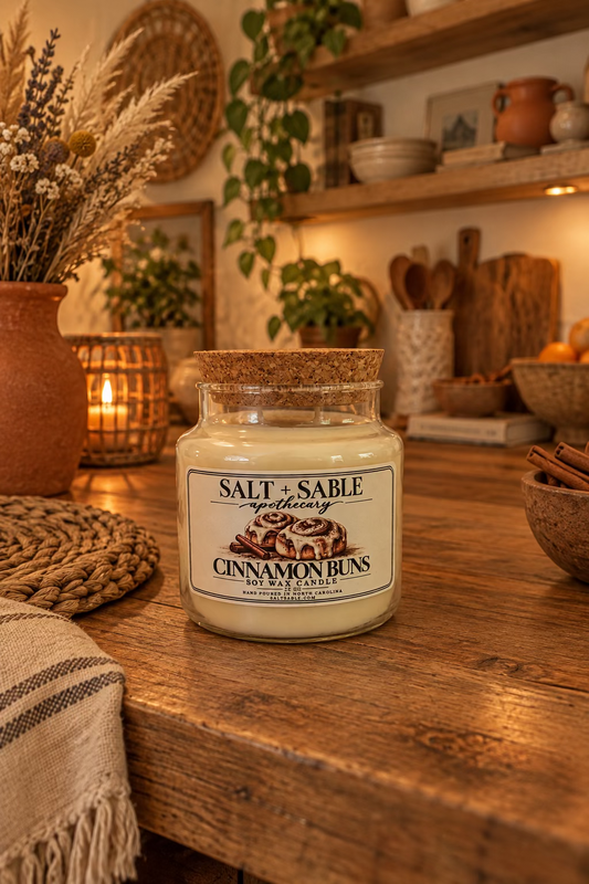 Cinnamon Buns Apothecary Candle