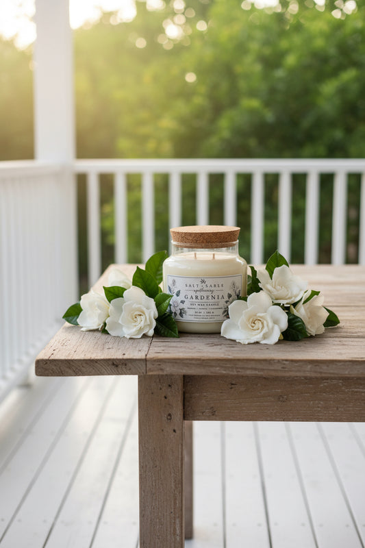 Gardenia Apothecary Candle
