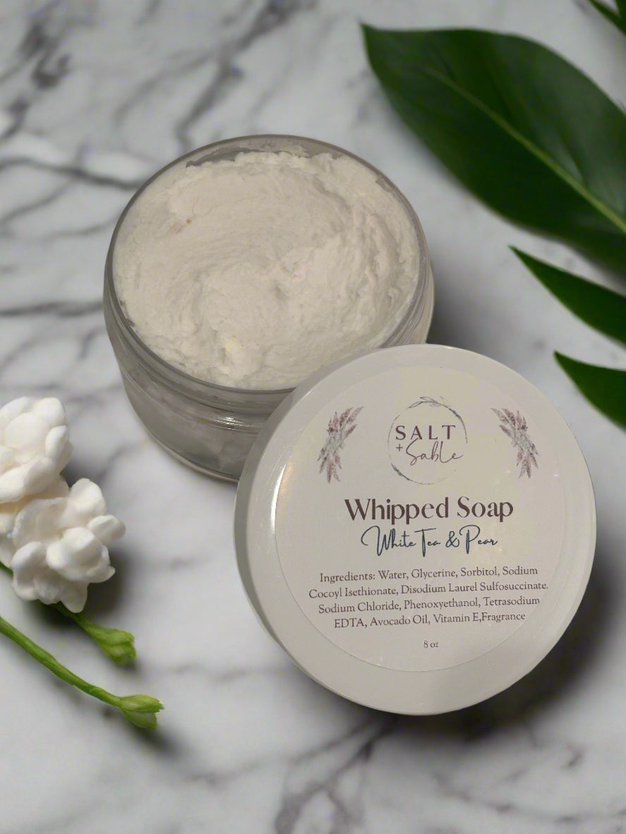 Whipped Soap White Tea & Pear