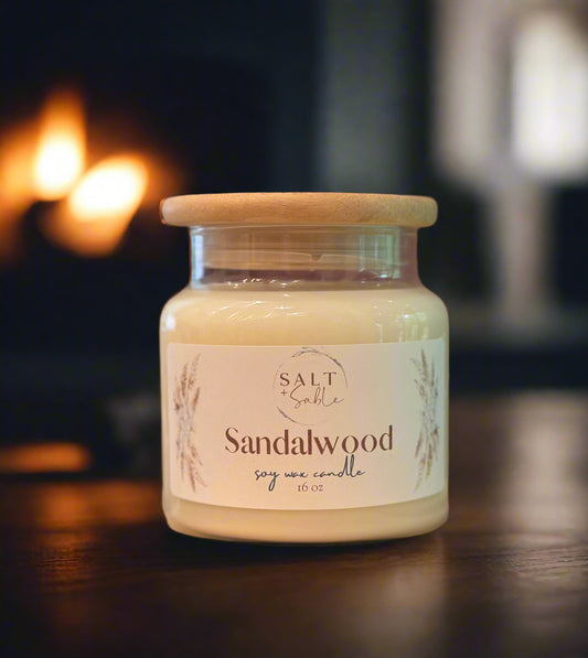 Sandalwood Apothecary Candle