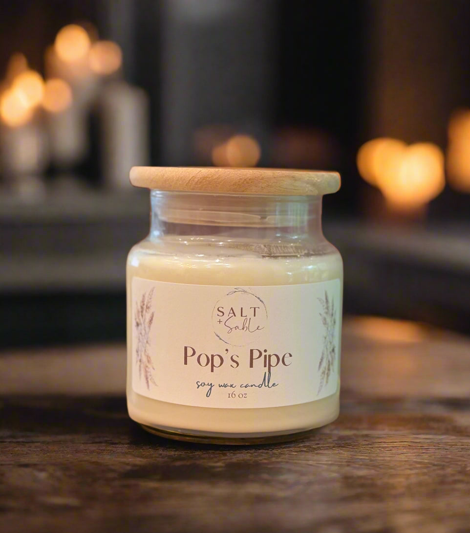 Pop's Pipe Apothecary Candle
