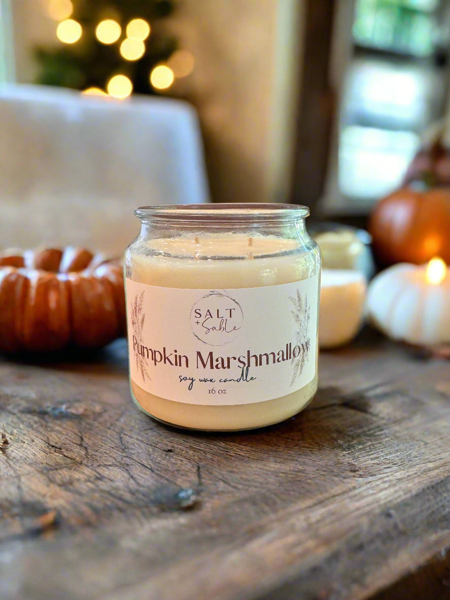 Pumpkin Marshmallow Apothecary Candle
