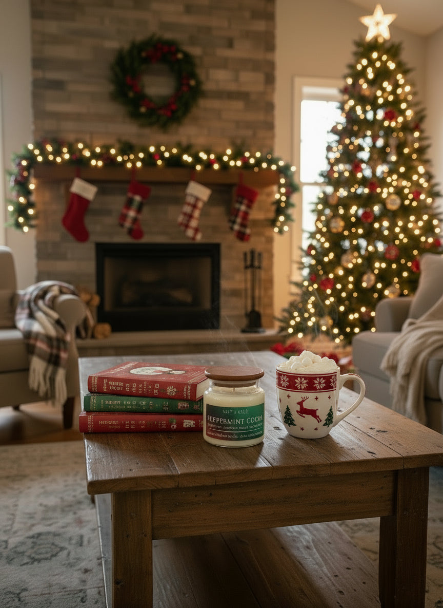 Peppermint Cocoa Apothecary Candle