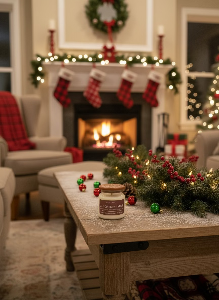 Lingonberry Spice Apothecary Candle