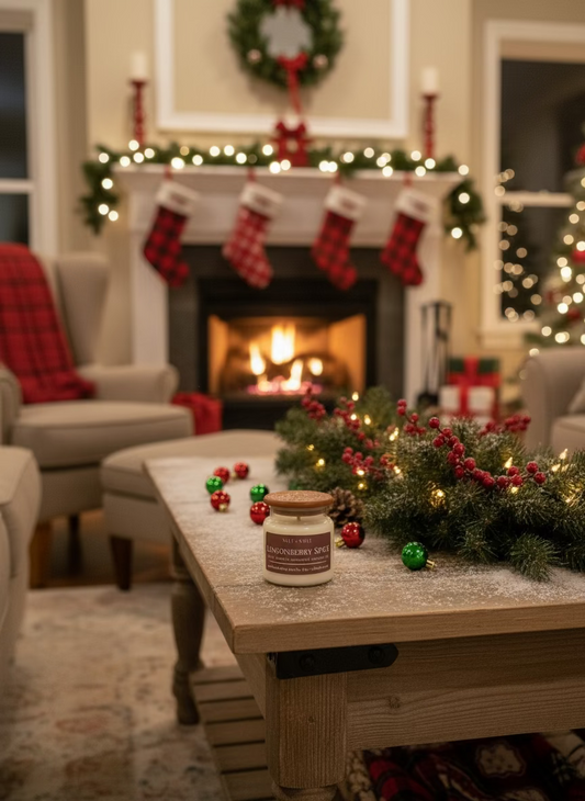 Lingonberry Spice Apothecary Candle