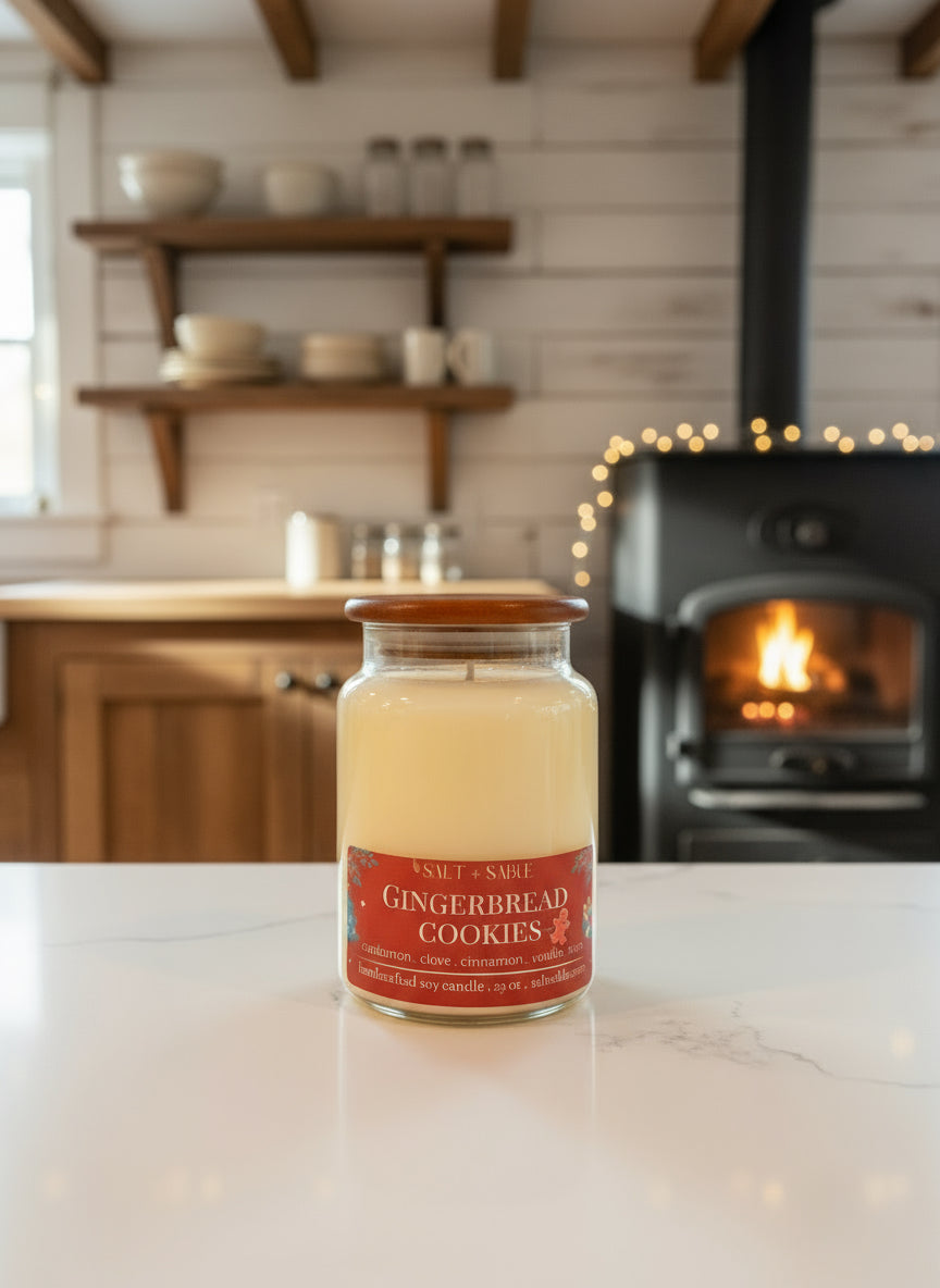 Gingerbread Cookie Apothecary Candle
