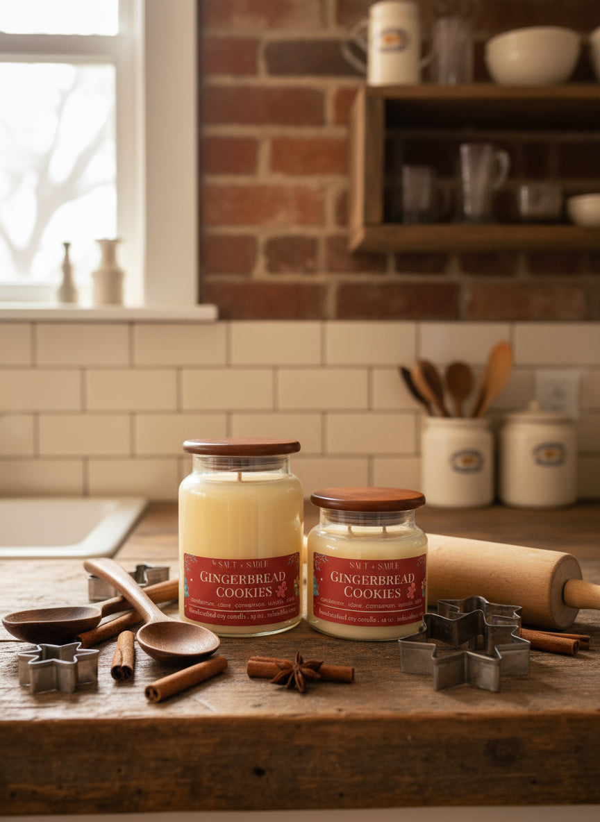 Gingerbread Cookie Apothecary Candle