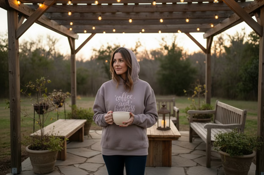 Coffee and Kindness Hooded Sweatshirt