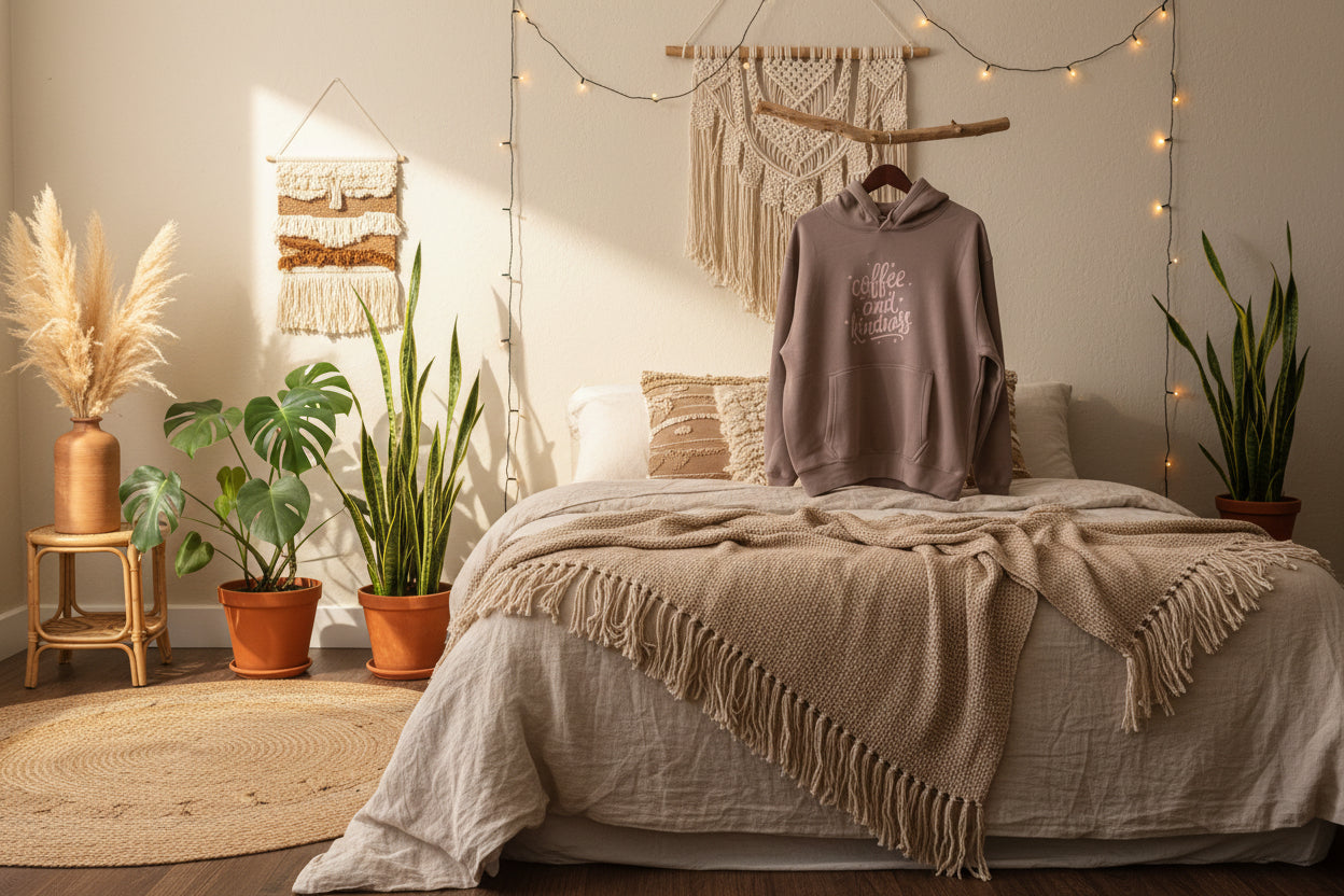 Coffee and Kindness Hooded Sweatshirt