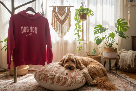 Dog Mom Hooded Sweatshirt