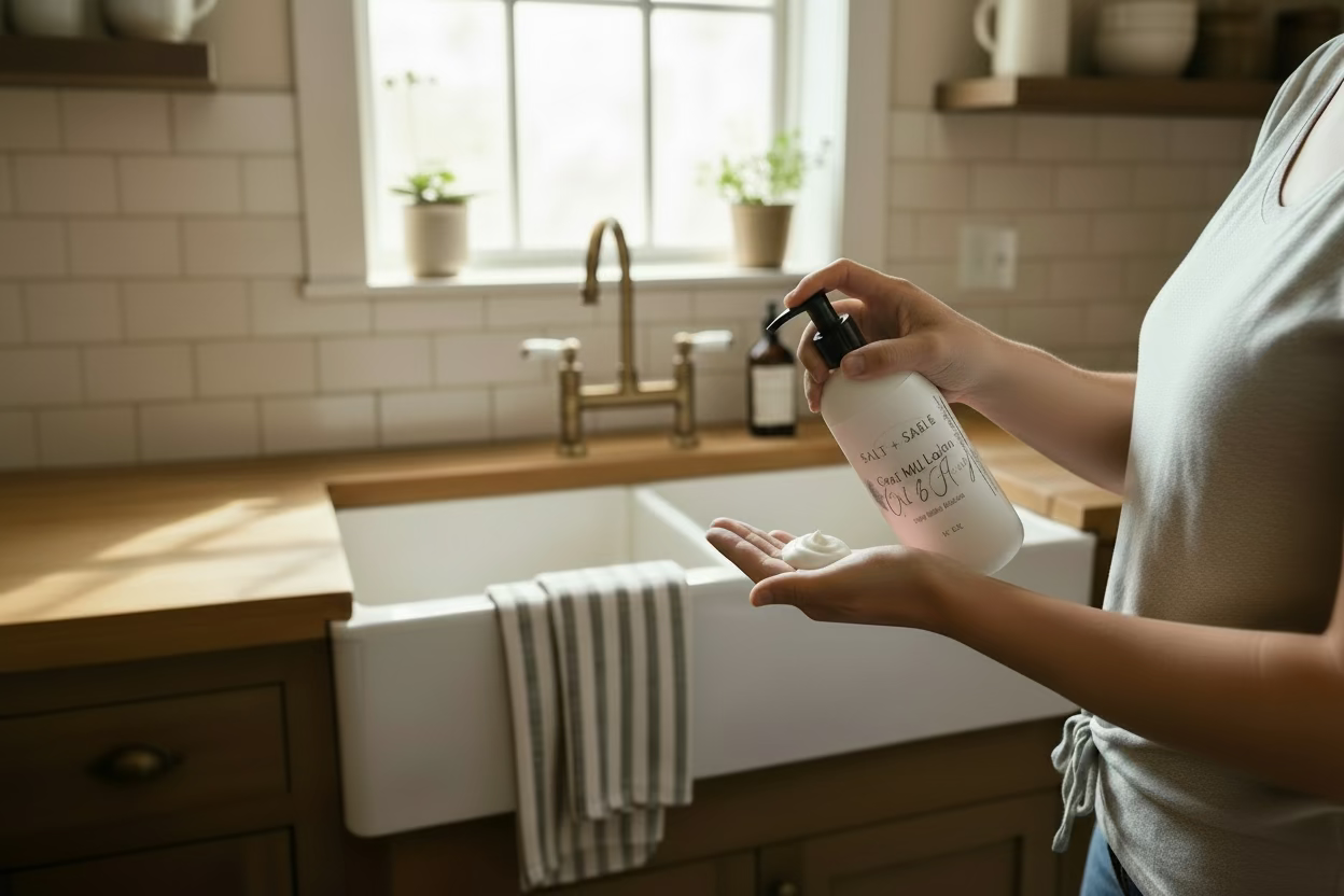 Oat and honey goat milk lotion 2