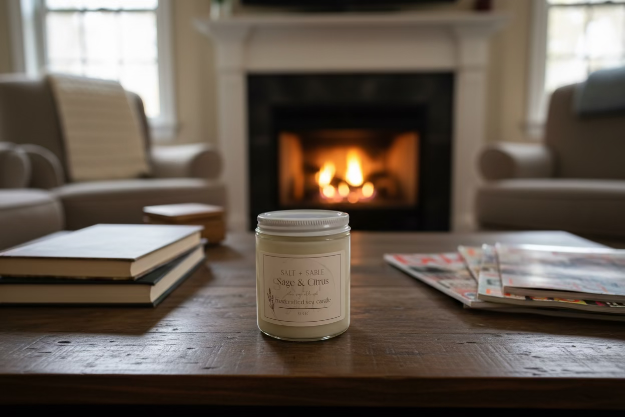 9 oz Glass Jar Candle