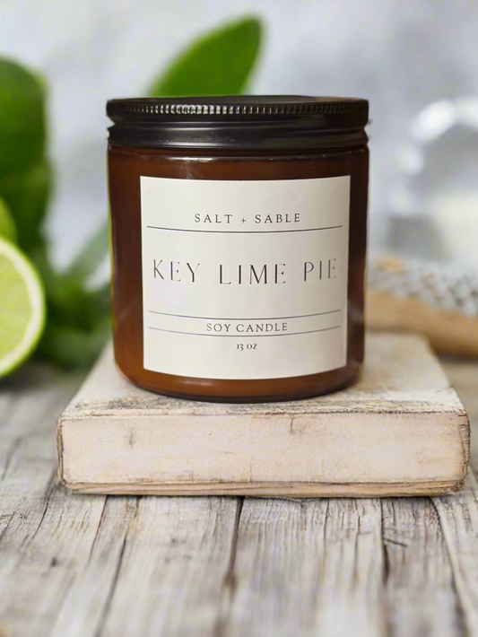 Key Lime Pie Amber Jar