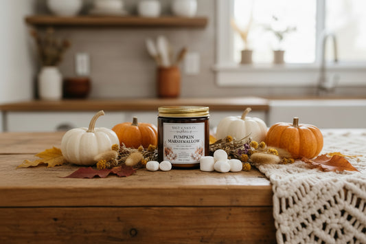 Pumpkin Marshmallow Amber Jar Candle