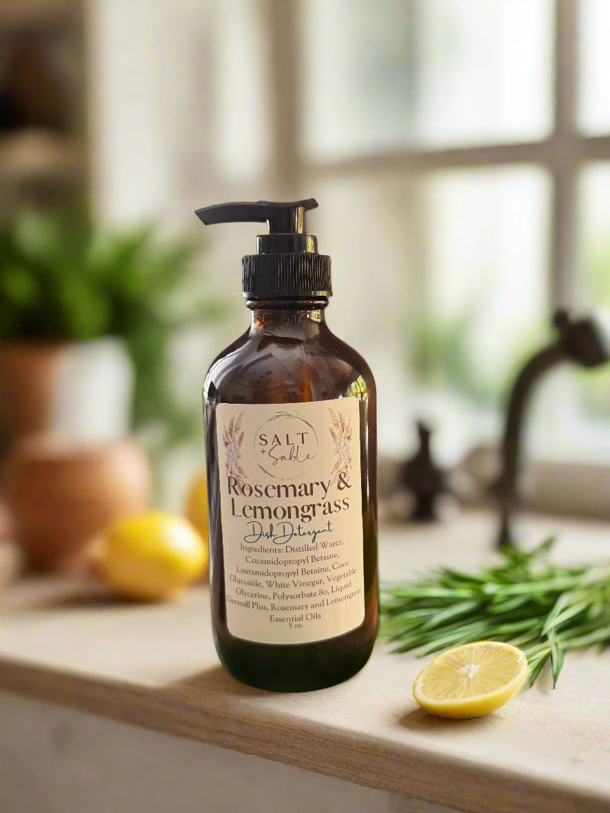 Rosemary & Lemongrass Dish Detergent