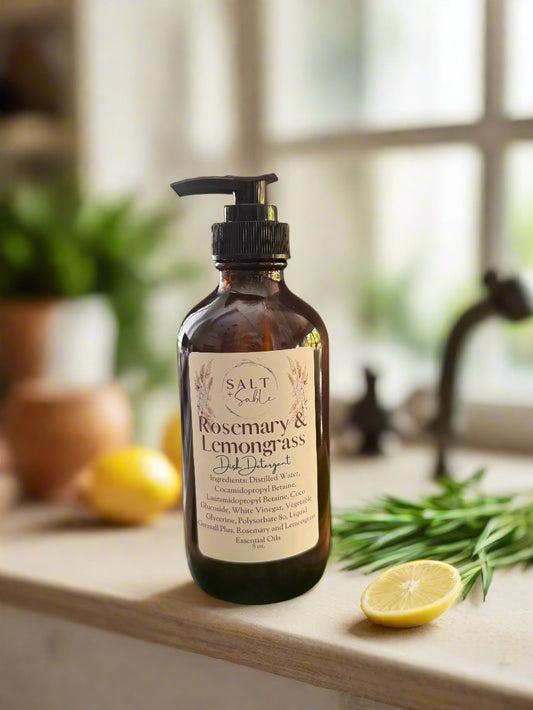 Rosemary & Lemongrass Dish Detergent