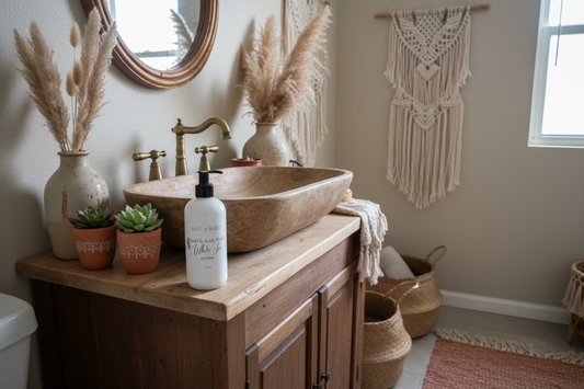 White Tea Hand & Body Wash and White tea Goat Milk Lotion