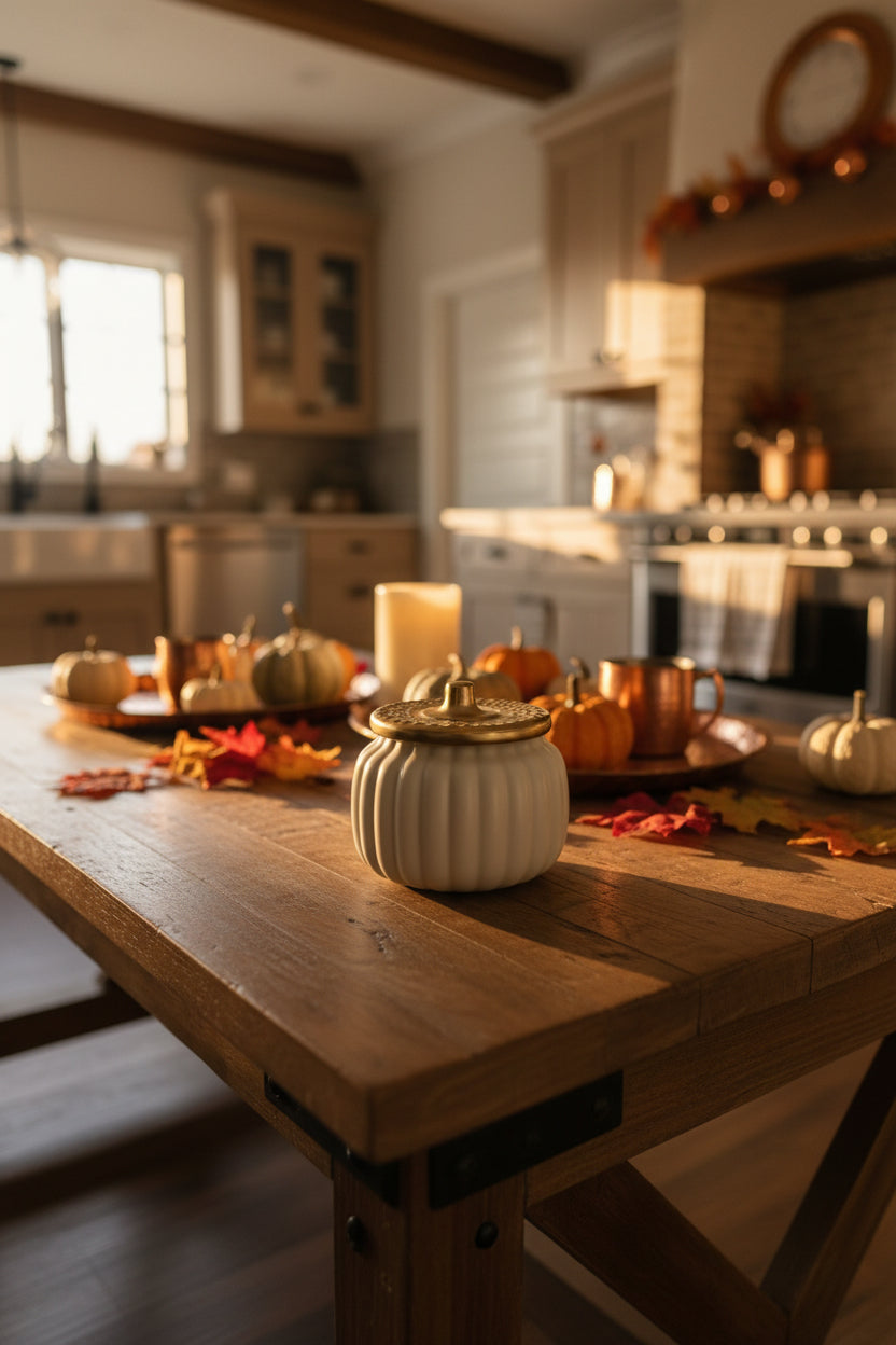 White Pumpkin Candle