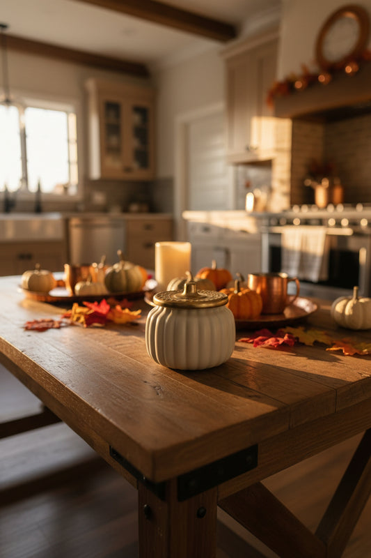 White Pumpkin Candle