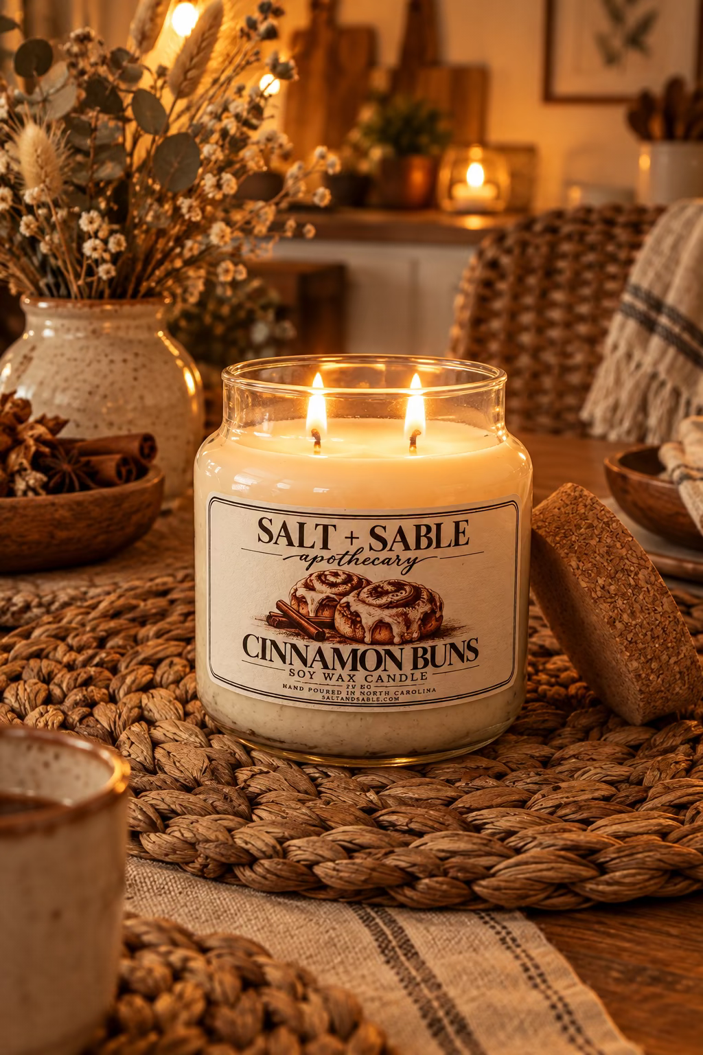 Cinnamon Buns Apothecary Candle