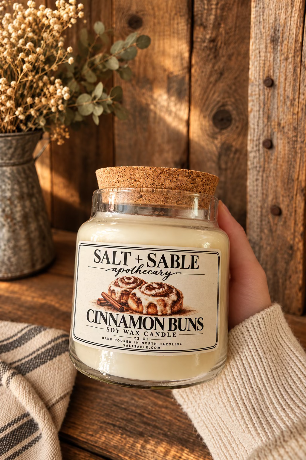 Cinnamon Buns Apothecary Candle